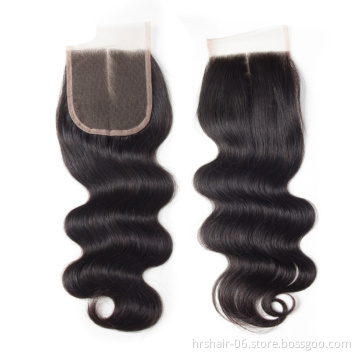 vendor stock cuticle aligned Vietnamese human hair golden body wave 5x5 closure